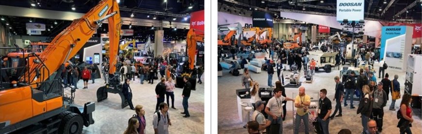 Doosan participates in the U.S. construction trade show CONEXPO 2020, introducing smart machines and solutions